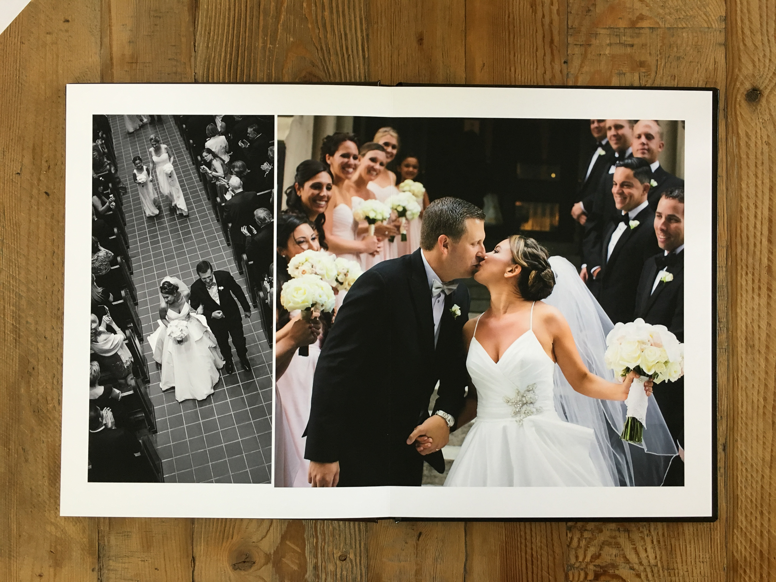 Photo Cover Wedding Album + 2 Parent Albums Set — Long Island